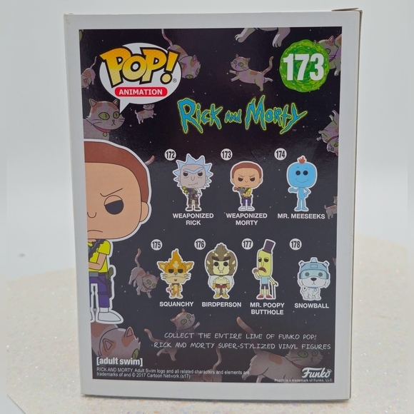 Funko POP! Rick and Morty Weaponized Morty #173 Vinyl Figure - Picture 4 of 7